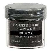 Embossing Powder - Black Super Fine Detail
