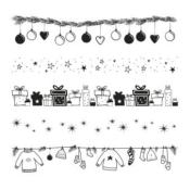 Tampons Bordures décoratives de Noël