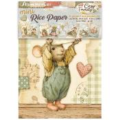 8 feuilles de riz - cozy family - A6
