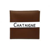 Coupon de simili cuir Chataigne