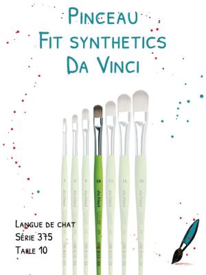 Pinceau FIT Synthétics Langue de chat<br>Série 375 - Taille 10