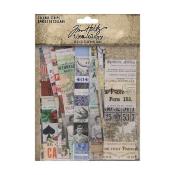 Collage strips Tim Holtz