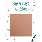 papier Maya - Brun - 25 f - A4 - 270g