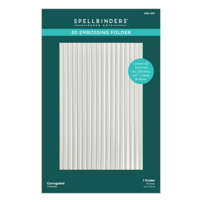 3D embossing folder - Corrugated