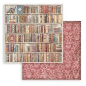 bloc 30x30cm - Vintage Library Backgrounds