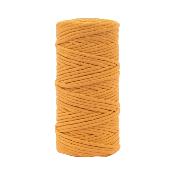 Fil  Macram - Jaune Ocre - 3mm - 100m