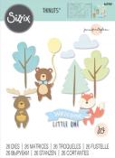 Thinlits "woodland baby set" (série bébé forêt)