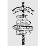 Pochoir Panneau Noël
