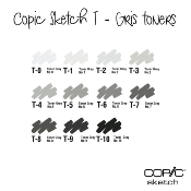 Copic Sketch T - Gris Toners
