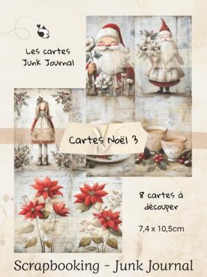 Cartes Junk Journal - Noël 3