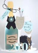 Craft stencil - Champagne