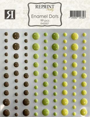 Enamel dots - Hello Spring