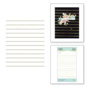 Hot foil Plates - Skinny stripe background