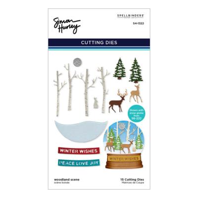 Cutting dies Woodland scene