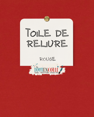 Toile de reliure - Rouge