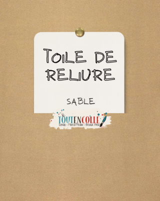 Toile de reliure - Sable