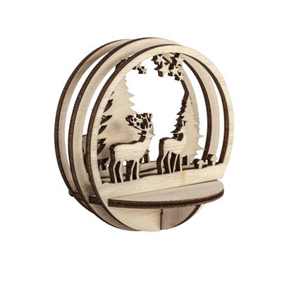 kit en bois pour boule 8cm Forêt