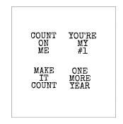 Seth Apter Stamps & Thinlits - Recount