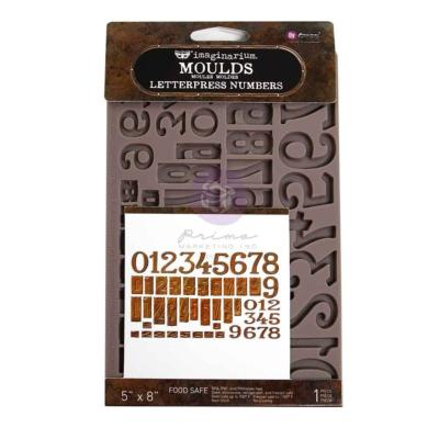 Moule silicone - Letterpress Numbers