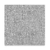 Cling Rubber Background Stamp - Friendly type