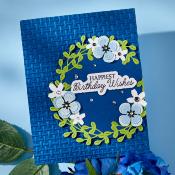 3D embossing folder - Linen