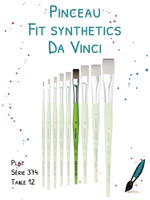 Pinceau FIT Synthétics plat<br>Série 374 - Taille 12