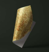 Papier Or - marbre - 35x50cm