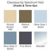 6 Spectrum Noir Classiques shade tones