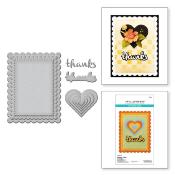 Cutting dies - Heartfelt thanks & Scallops - Wendy Vecchi