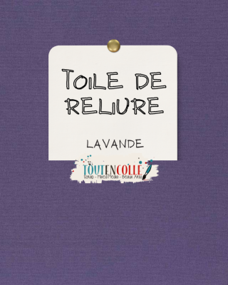 Toile de reliure - Lavande