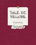 Toile de reliure - Pourpre