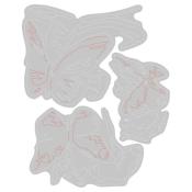 Thinlits Papillons au pinceau