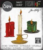 Thinlits Colorize "magasin de bougies" 
