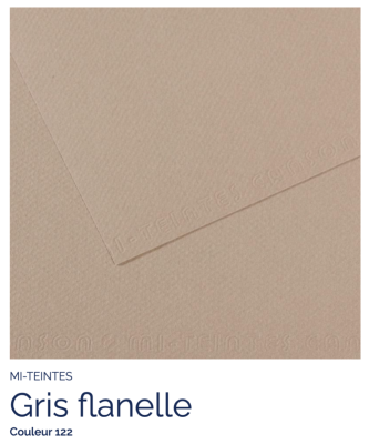 Mi-Teintes - Gris flanelle (122)