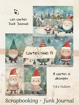 Cartes Junk Journal - Noël 13