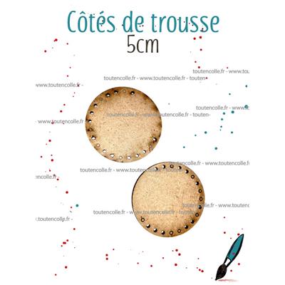 2 côtés de trousse à coudre 5cm