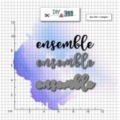 matrice de coupe + tampon "ensemble"