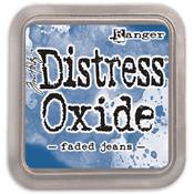 Distress Oxide Faded Jeans