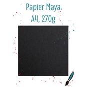 papier Maya - Noir - 5 f - A4 - 270g