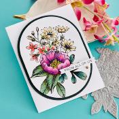 BetterPress plate - Pressed bouquet