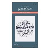 BetterPress plate - Most wonderful time