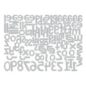 Tim Holtz thinlits die - Alphanumeric, cutout lower