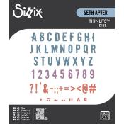 Seth Apter thinlits die - Typography