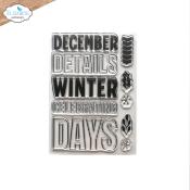 December Details - clear stamp