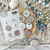 6 badges Globe Trotter
