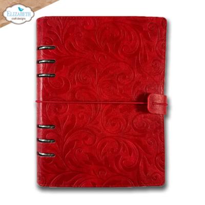 Memory binder - Festive red embossed