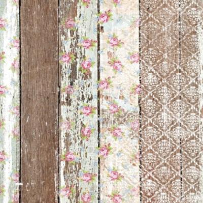 3 Feuilles de riz Pallet wood pattern