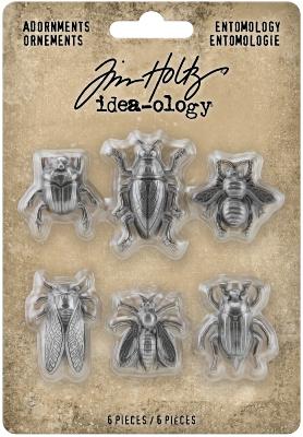 Ornements entomologie Tim Holtz