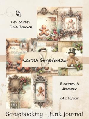 Cartes Junk Journal - Gingerbread