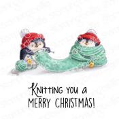 Knitting penguin